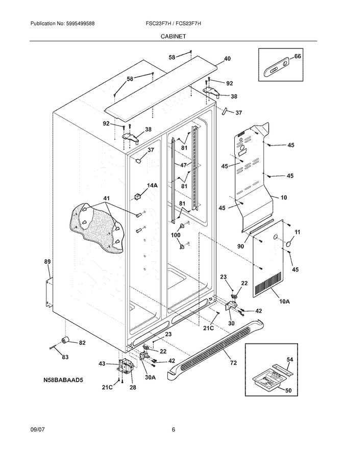 Diagram for FSC23F7HB6