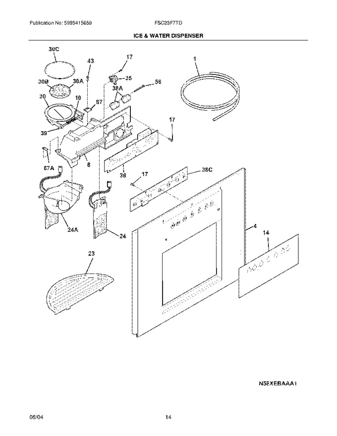 Diagram for FSC23F7TDB1