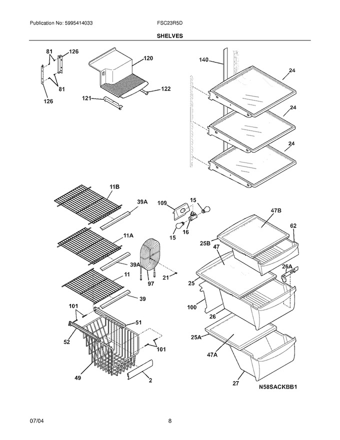 Diagram for FSC23R5DW0