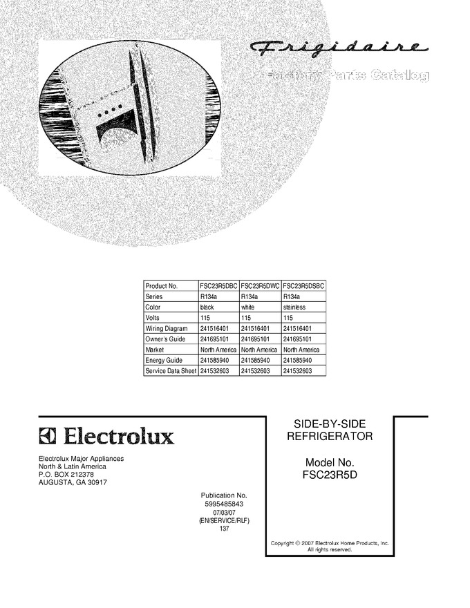 Diagram for FSC23R5DSBC