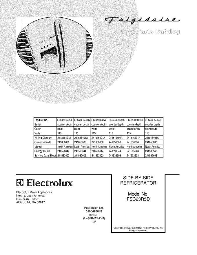 Diagram for FSC23R5DBG