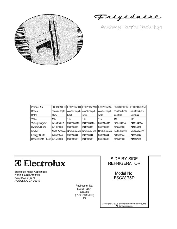 Diagram for FSC23R5DWH