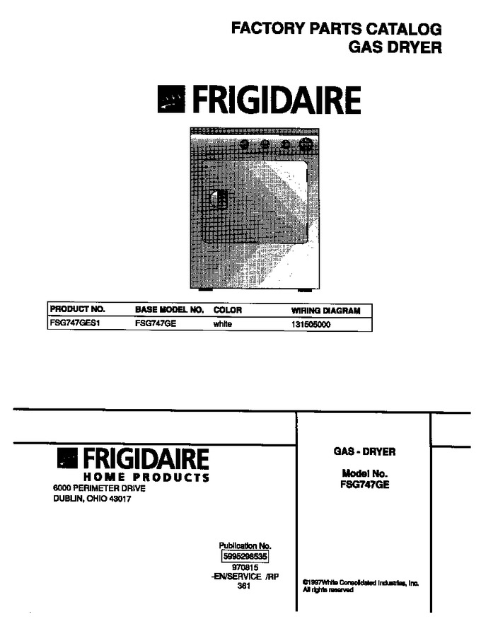 Diagram for FSG747GES1