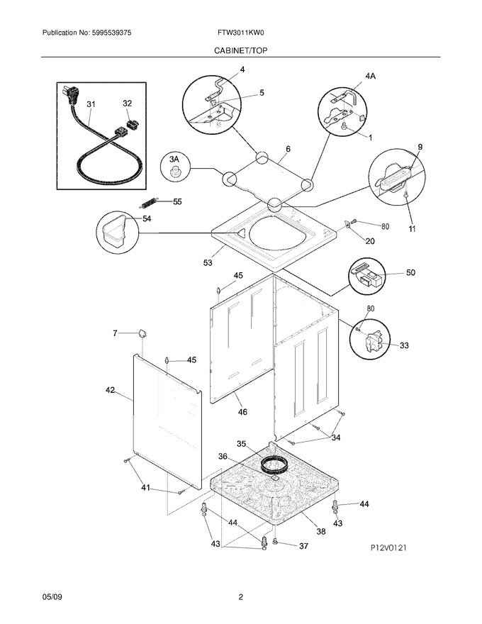 Diagram for FTW3011KW0