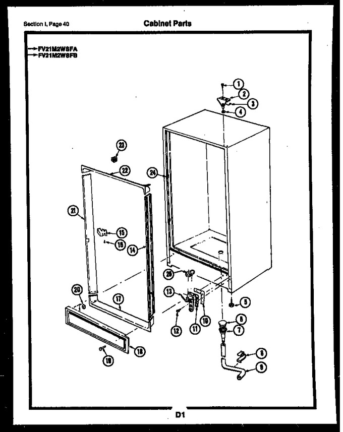 Diagram for FV05M2WSFA