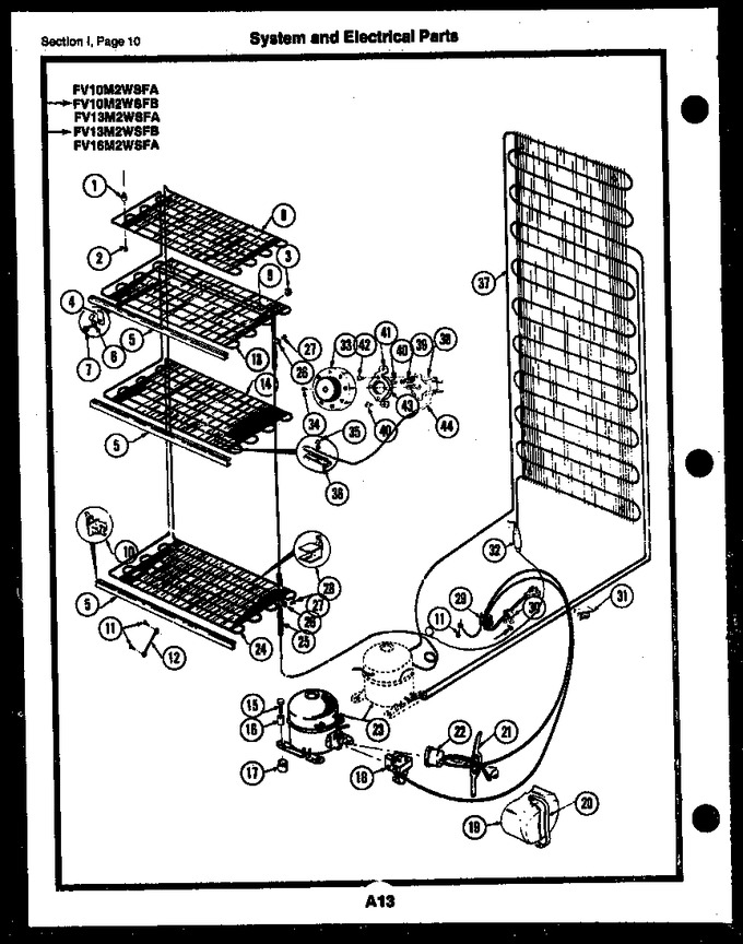 Diagram for FV10M2WSFA