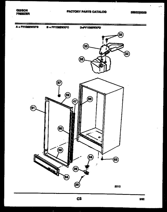 Diagram for FV10M2WXFD