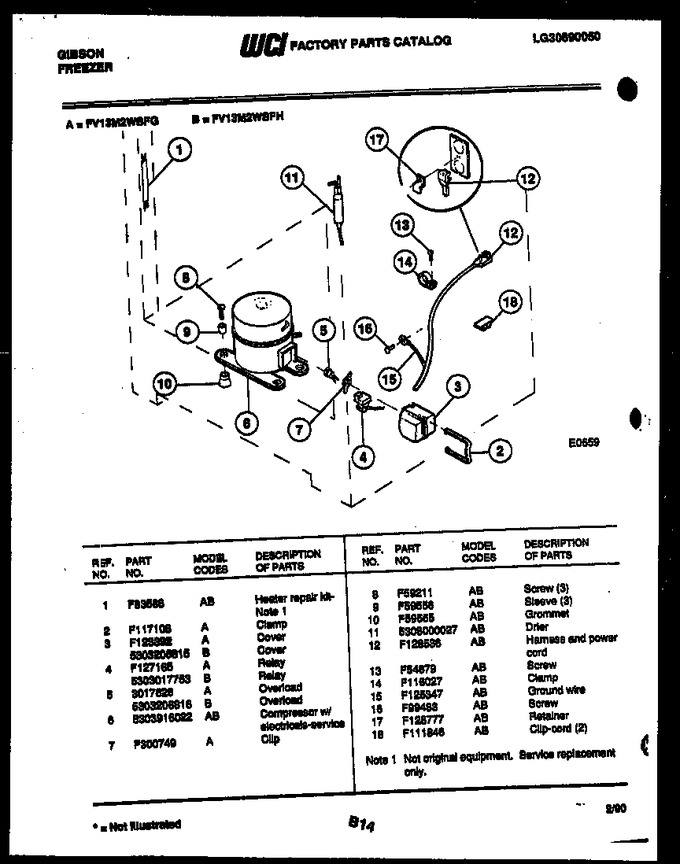 Diagram for FV13M2WSFG