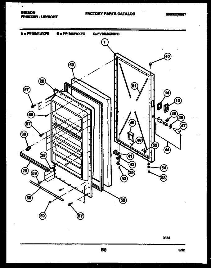 Diagram for FV16M4WXFD