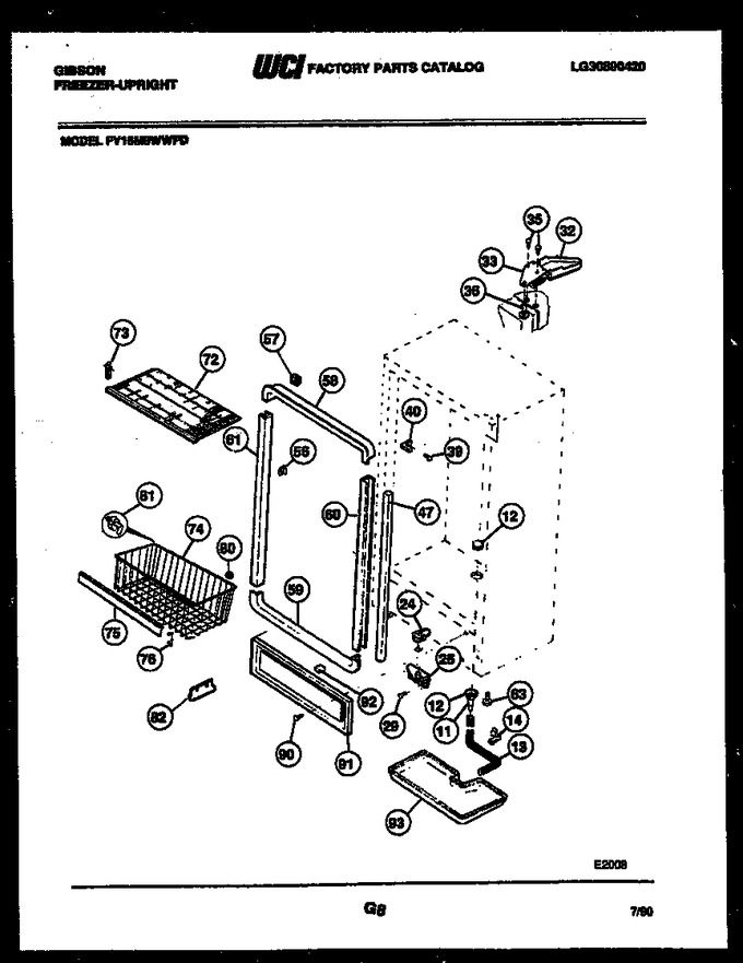 Diagram for FV16M8WWFD