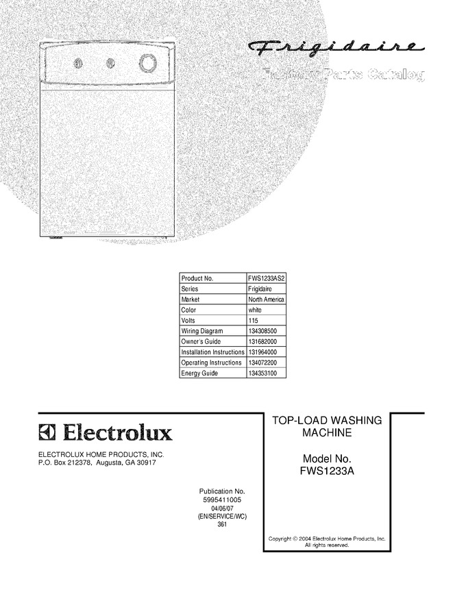 Diagram for FWS1233AS2