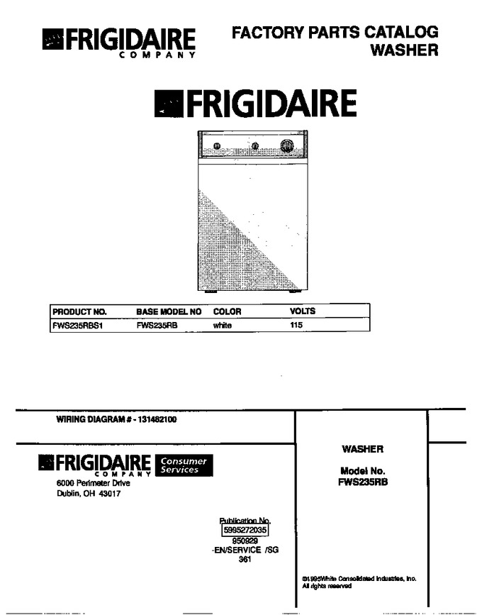 Diagram for FWS235RBS1