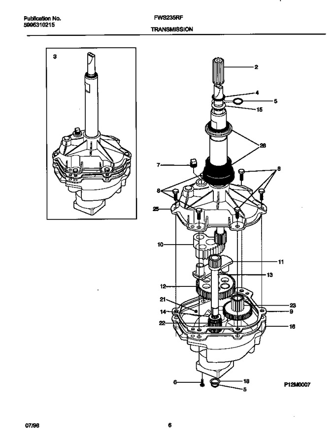 Diagram for FWS235RFT1