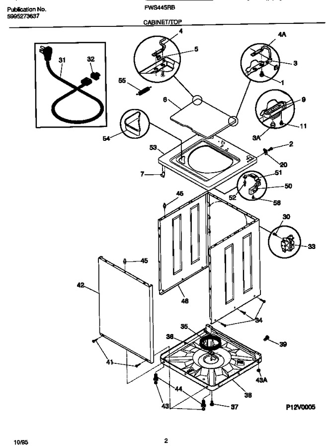 Diagram for FWS445RBS2