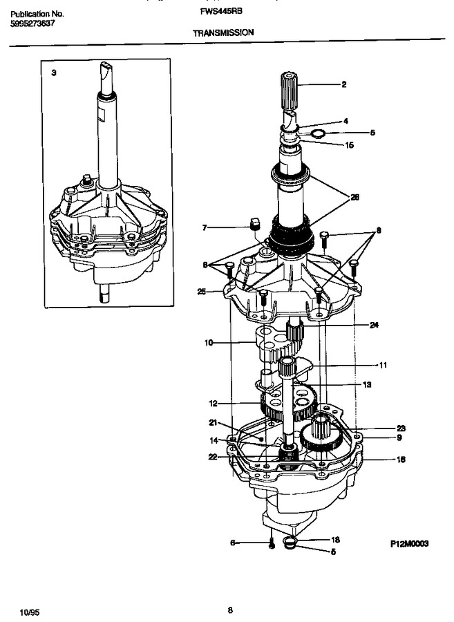 Diagram for FWS445RBS2