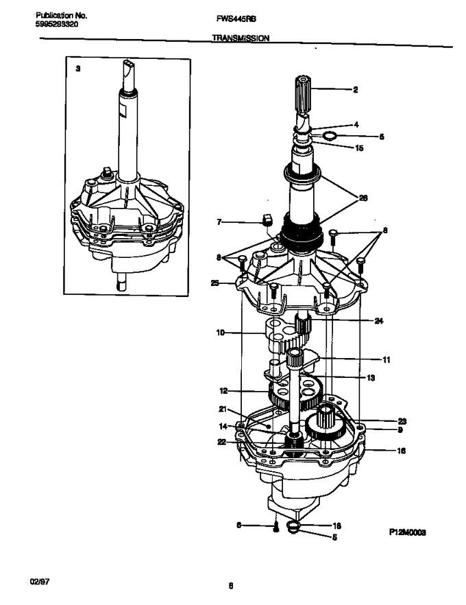 Diagram for FWS445RBT4