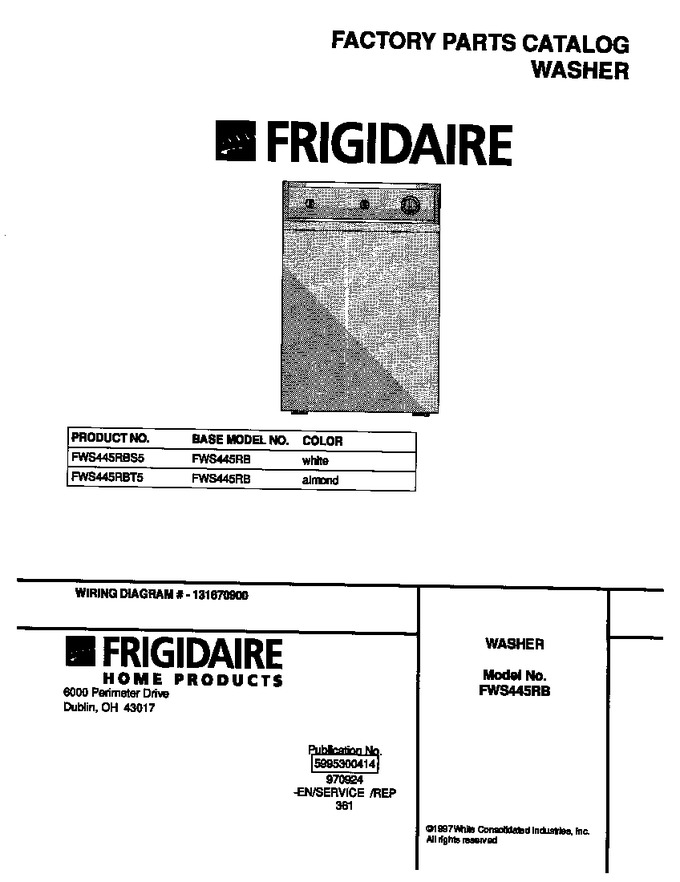 Diagram for FWS445RBS5