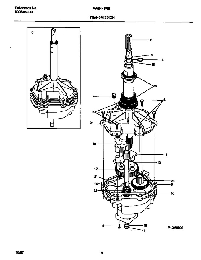 Diagram for FWS445RBS5