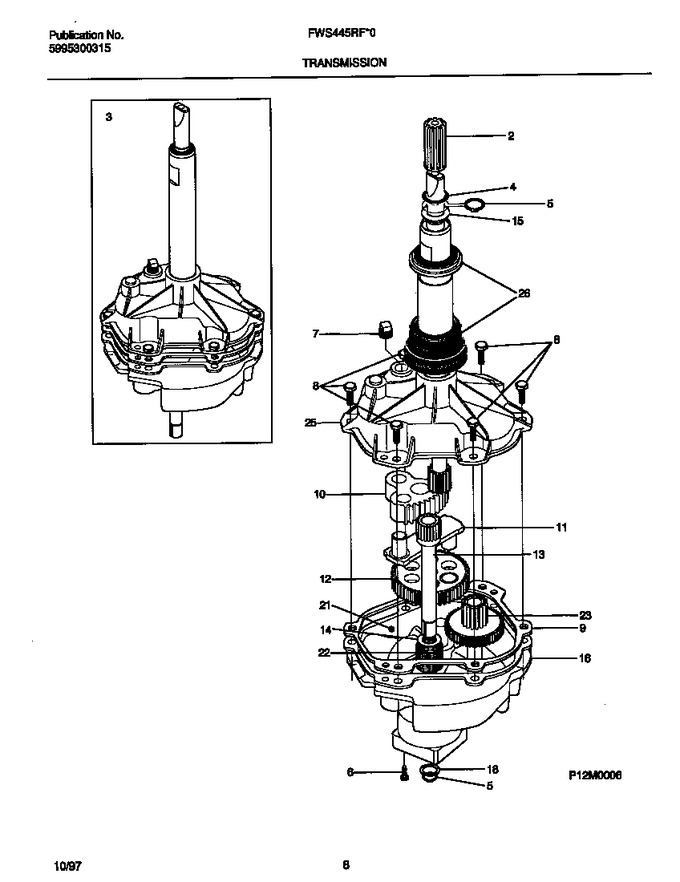 Diagram for FWS445RFS0