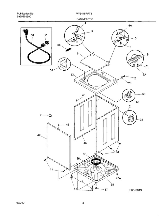 Diagram for FWS445RFT4