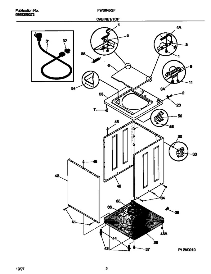 Diagram for FWS645GFT0