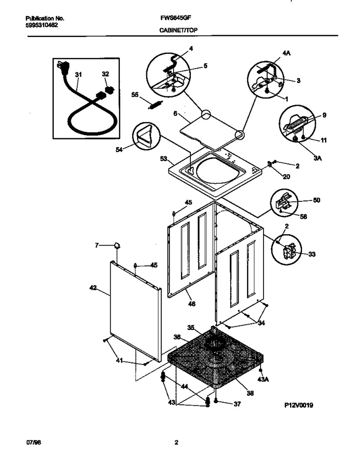 Diagram for FWS645GFT1