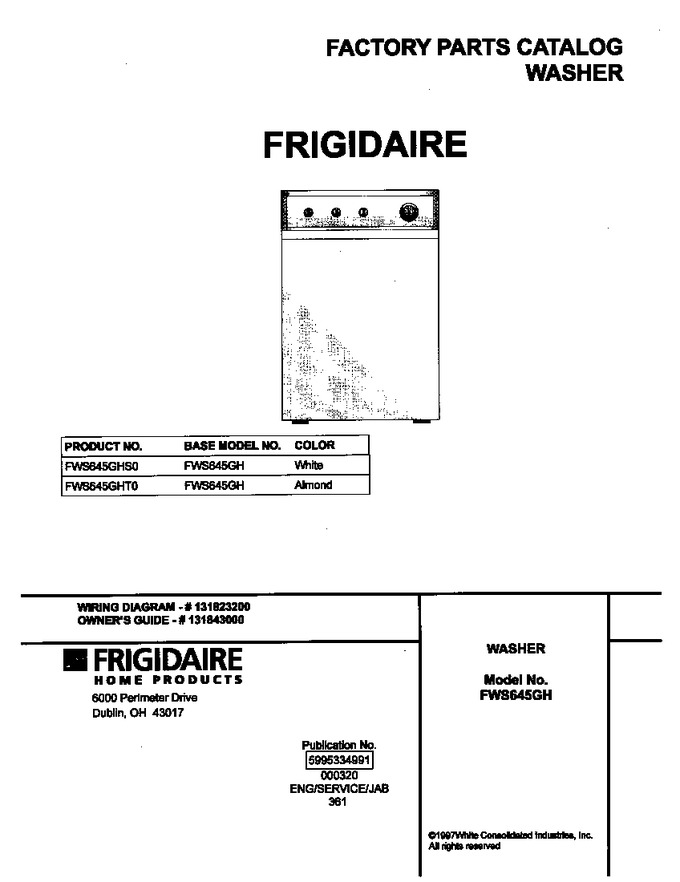 Diagram for FWS645GHS0