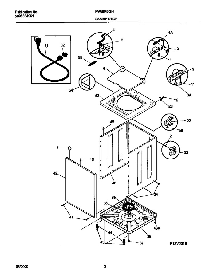 Diagram for FWS645GHS0