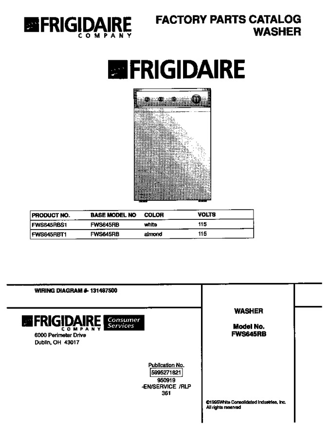 Diagram for FWS645RBT1