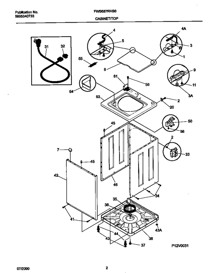 Diagram for FWS687RHS0