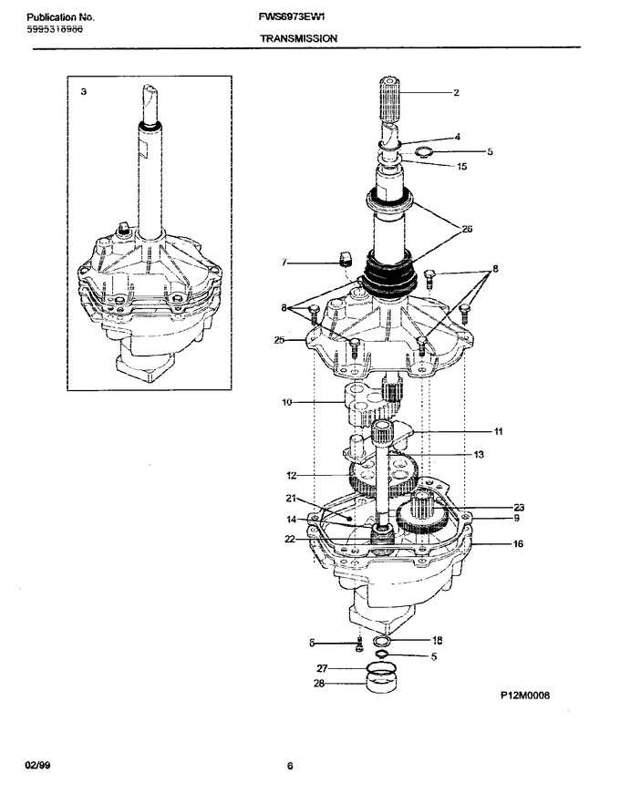 Diagram for FWS6973EW1