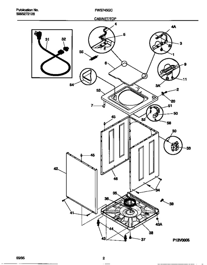 Diagram for FWS745GCS0