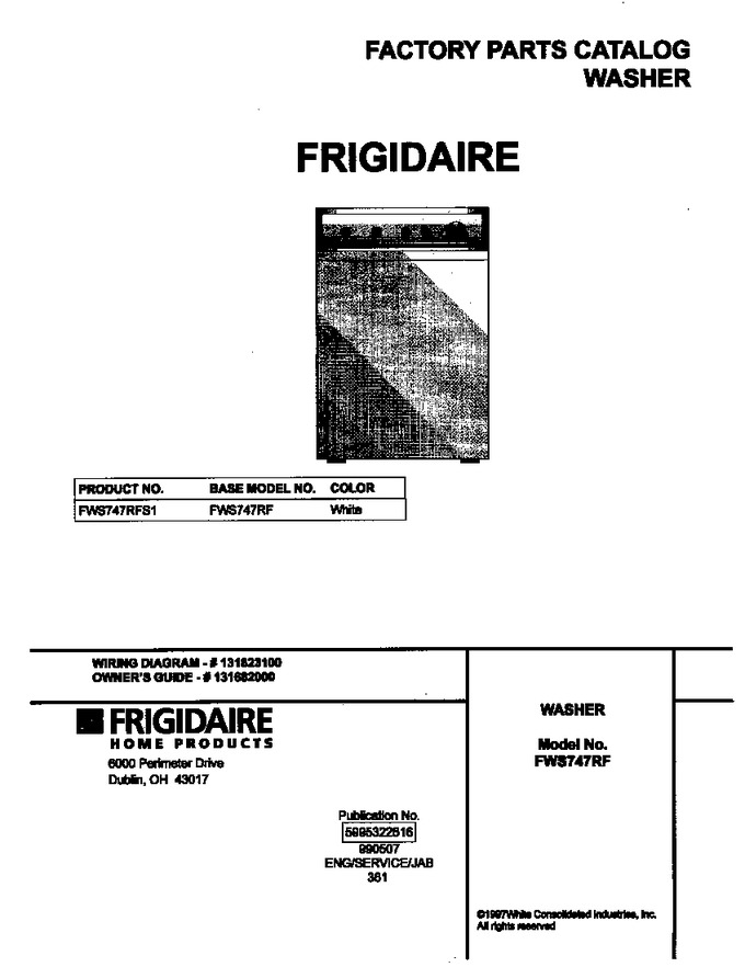 Diagram for FWS747RFS1