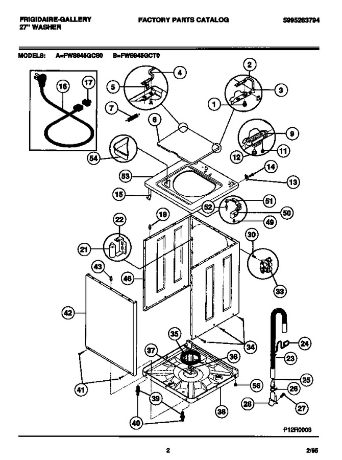 Diagram for FWS845GCS0