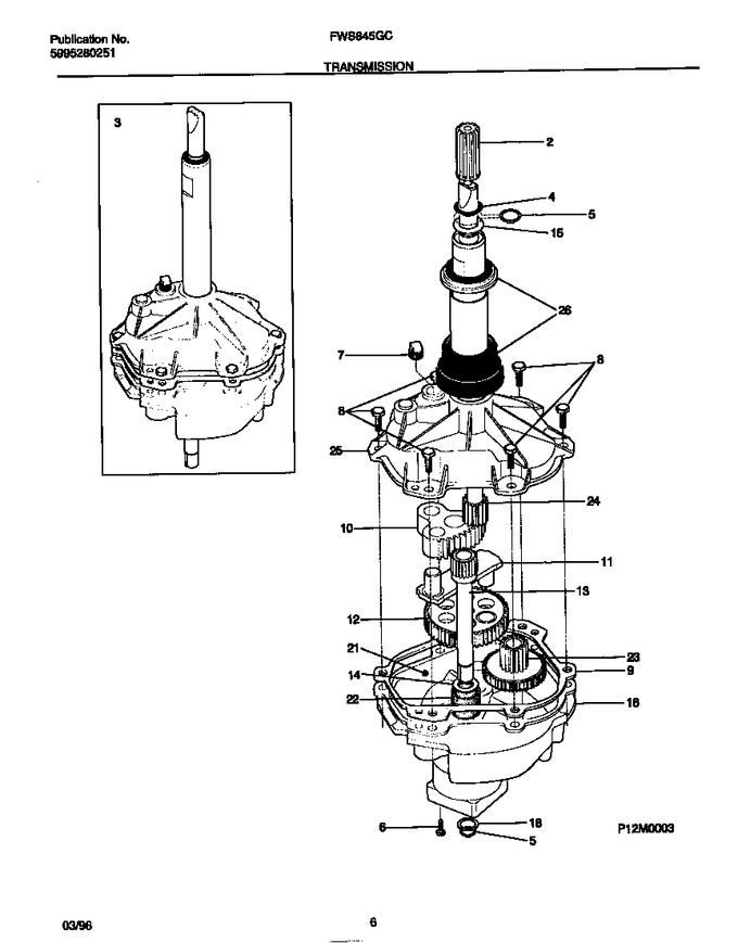 Diagram for FWS845GCS3