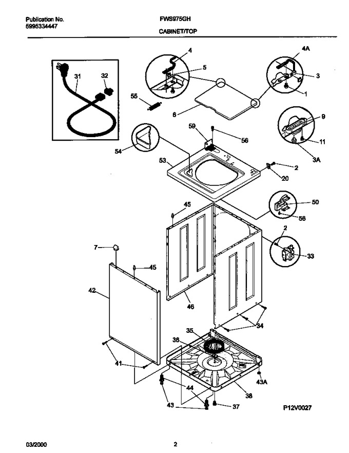 Diagram for FWS975GHT0