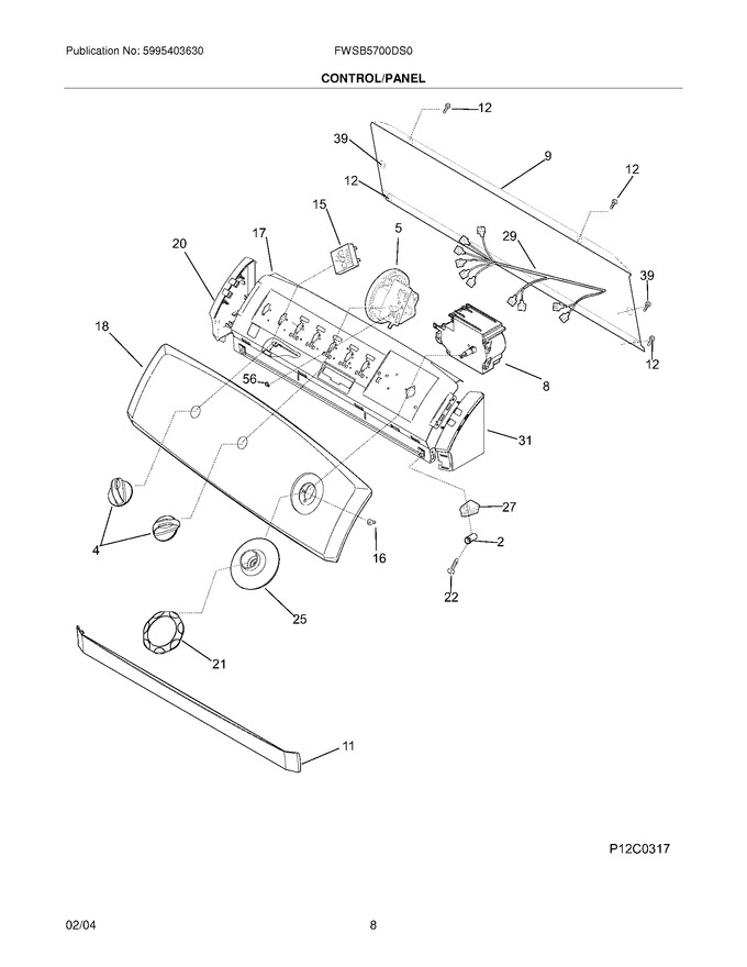 Diagram for FWSB5700DS0