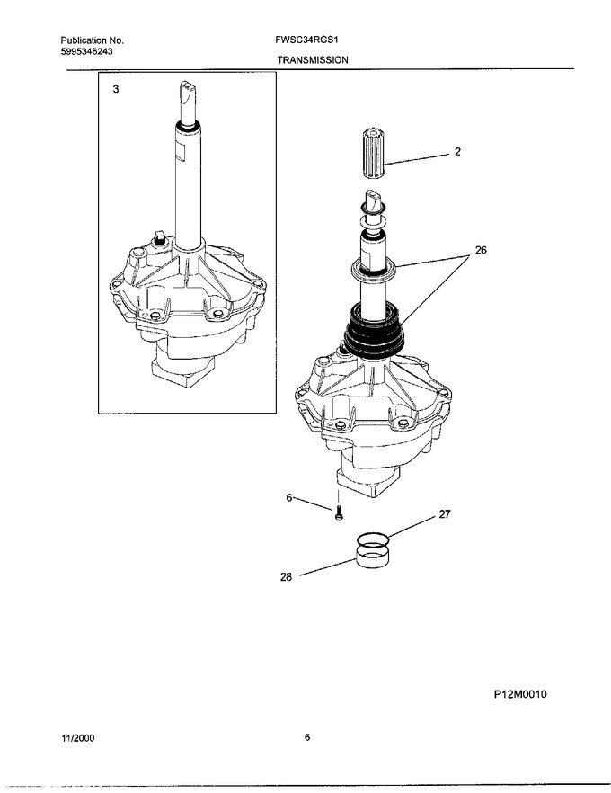 Diagram for FWSC34RGS1