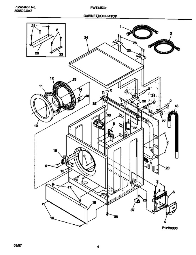 Diagram for FWT445GES1