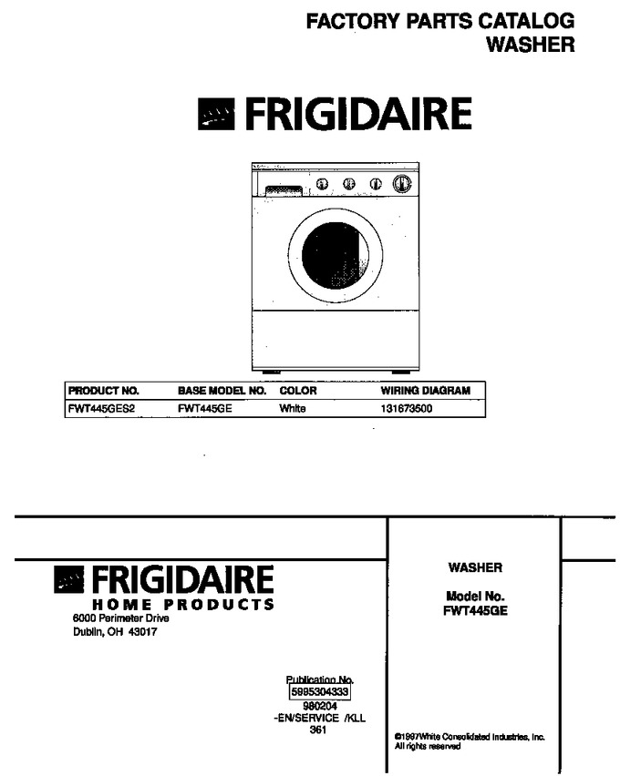 Diagram for FWT445GES2