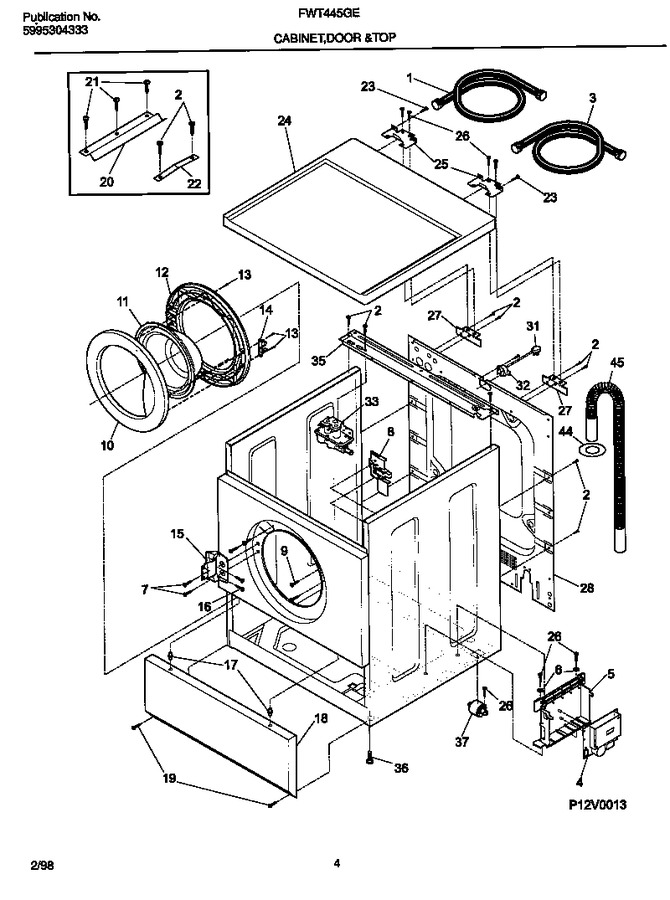 Diagram for FWT445GES2