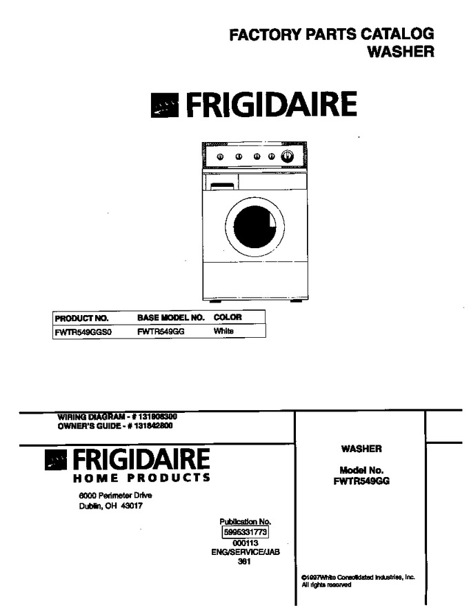 Diagram for FWTR549GG