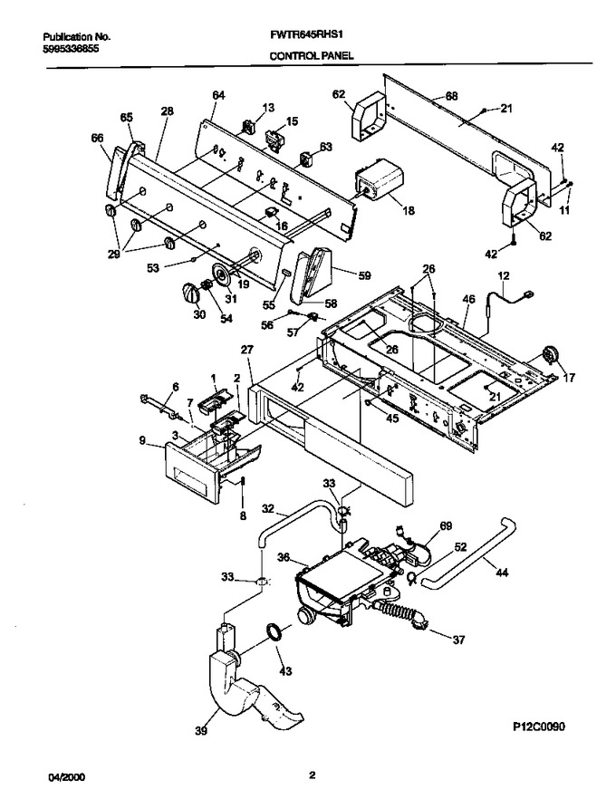 Diagram for FWTR645RHS1