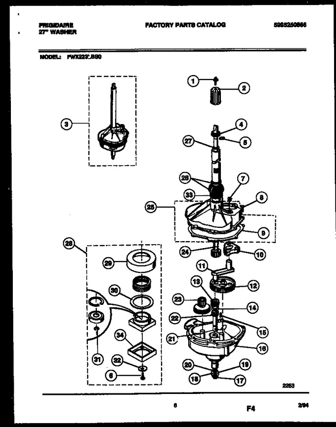 Diagram for FWX223LBS0