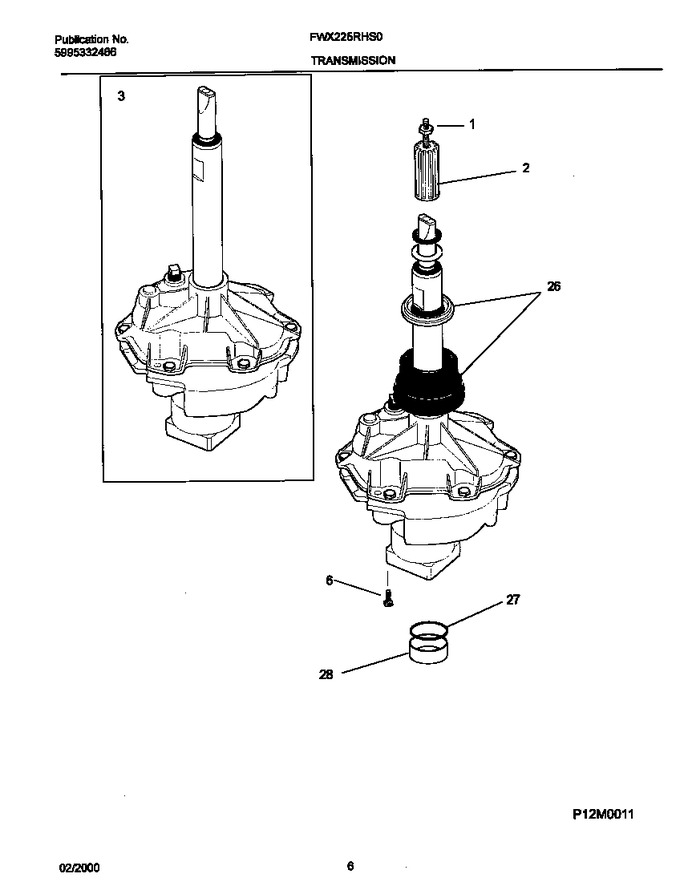 Diagram for FWX225RHS0