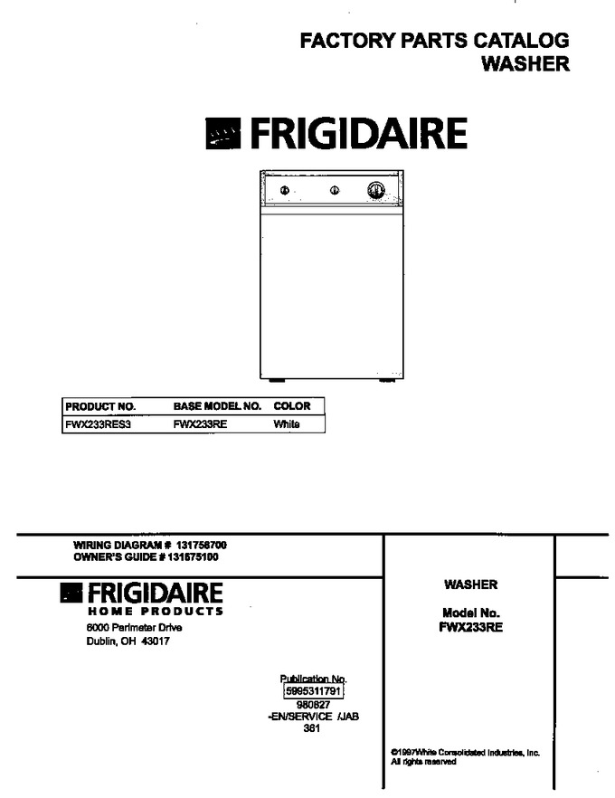 Diagram for FWX233RES3