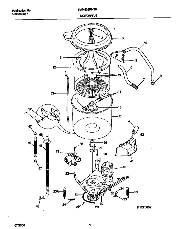 Diagram for FWX435RHT0