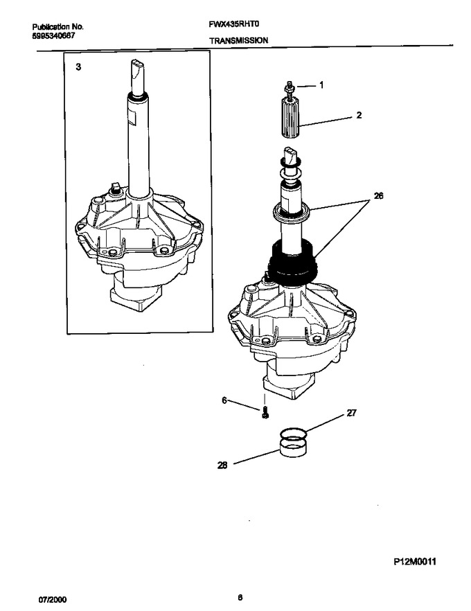 Diagram for FWX435RHT0