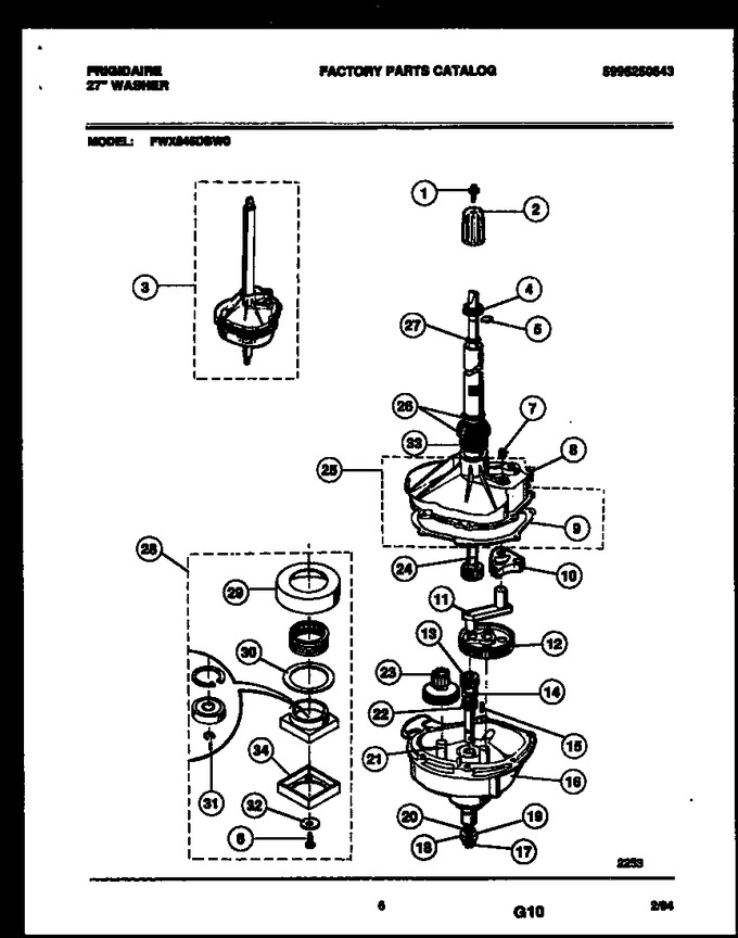 Diagram for FWX645DBW0