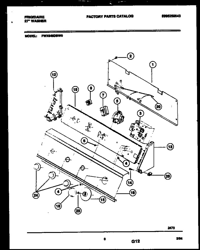 Diagram for FWX645DBD0